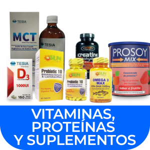 Vitaminas Proteínas & Suplementos